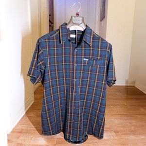 Men's Shirt Checkered Short Sleeve | Columbia Sportswear Size L